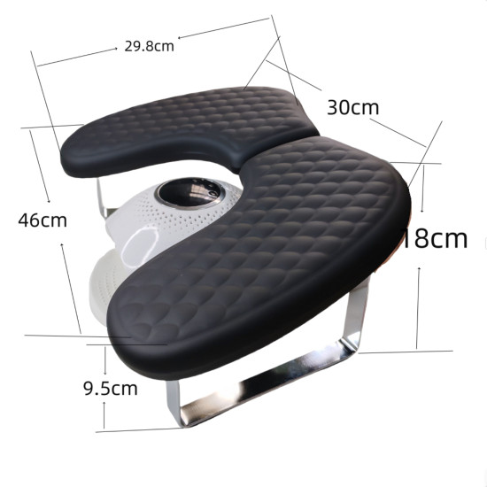Armrest Curved  CHEVRON WHITE 