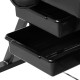 Sillon Cosmetic Chair with 2 Litter Boxes BLACK 