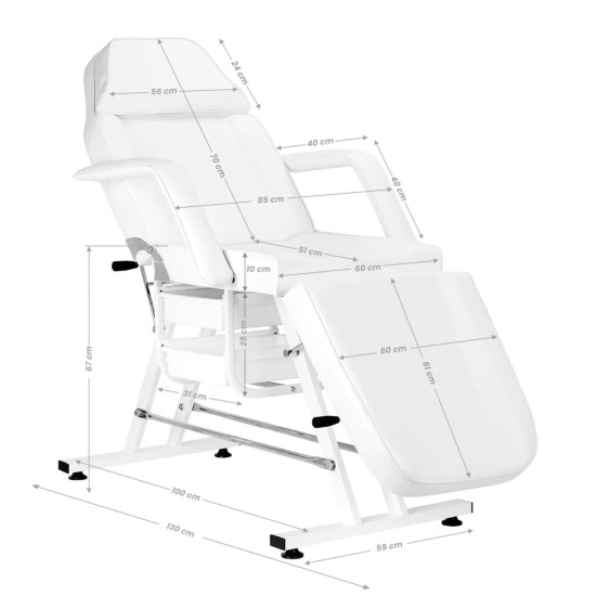 Behandelstoel SILLON WHITE