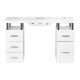 Manicuretafel SLEEK DESIGN met ingebouwde stofafzuiger 120cm (Wit)