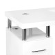 Manicuretafel SLEEK DESIGN met ingebouwde stofafzuiger 120cm (Wit)