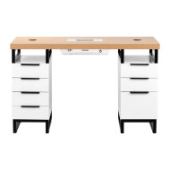 Table de Manucure avec Absorbeur de Poussière Intégré INDUSTRIAL DESIGN 120 cm Table de Manucure avec Absorbeur de Poussière Intégré INDUSTRIAL DESIGN 120 cm