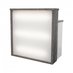 Receptiebalie Paradiso Edelweiss Gloss 115cm Receptiebalie Paradiso Edelweiss Gloss 115cm