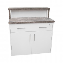 Receptiebalie Paradiso Edelweiss Gloss 115cm Receptiebalie Paradiso Edelweiss Gloss 115cm