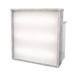 Reception Desk Marble Carrara White 130cm Reception Desk Marble Carrara White 130cm