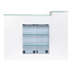 Receptiebalie Glas WIT
