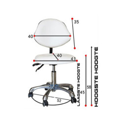 Tabouret Perfect Seat WHITE Tabouret Perfect Seat WHITE