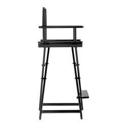Make Up Chair Aluminium BLACK