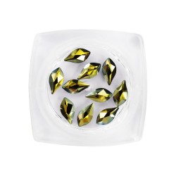 Flame Crystal Iridescent Green (10pcs) Flame Crystal Iridescent Green (10pcs)
