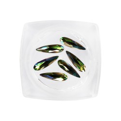 Raindrop Crystal Lumi Green (6pcs) Raindrop Crystal Lumi Green (6pcs)