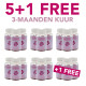 Hair & Nails 6x3 Mois - Fraise (5+1 GRATUIT)