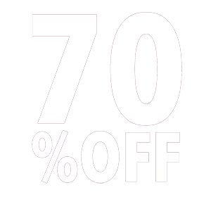 70% de réduction